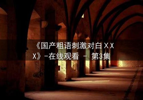 《国产粗语刺激对白ⅩXX》-在线观看 - 第3集