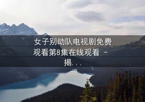 女子别动队电视剧免费观看第8集在线观看 - 揭秘她们如何用生命换取胜利