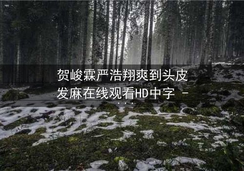 贺峻霖严浩翔爽到头皮发麻在线观看HD中字 - 一场青春风暴的极致对决