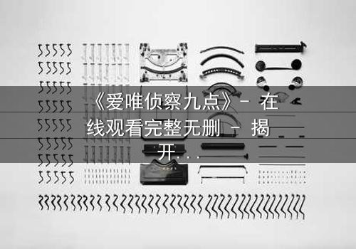 《爱唯侦察九点》- 在线观看完整无删 - 揭开真相的致命九分钟