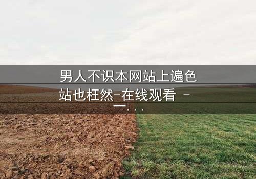 男人不识本网站上遍色站也枉然-在线观看 - 一场颠覆认知的视觉盛宴