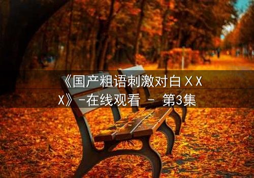 《国产粗语刺激对白ⅩXX》-在线观看 - 第3集