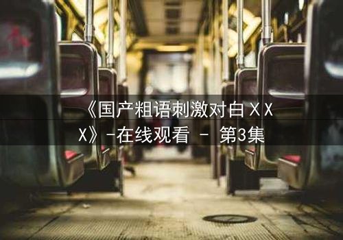 《国产粗语刺激对白ⅩXX》-在线观看 - 第3集